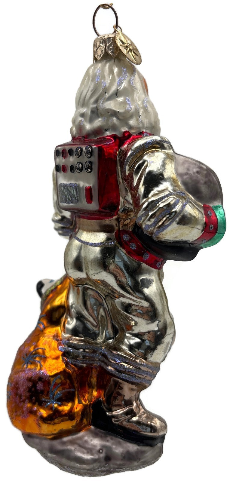 Christopher Radko 2000 Moon Walker Astronaut Santa Glass Ornament 00 386 06