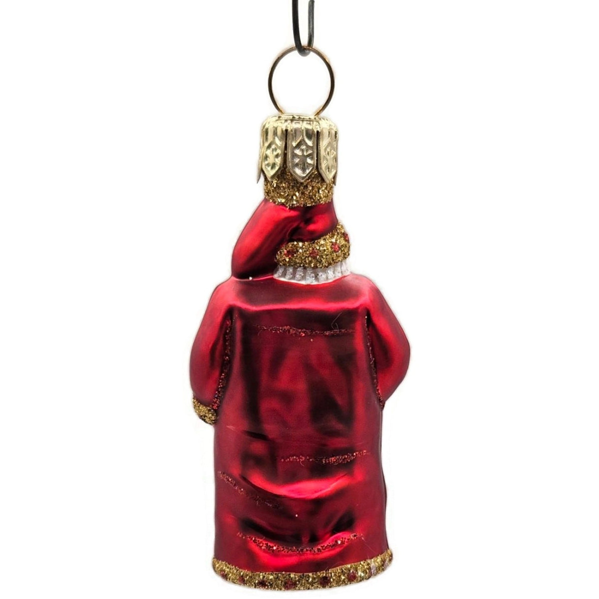 Patricia Breen Miniature Candy Cane Santa Red Micro Mini Christmas Ornament 22935