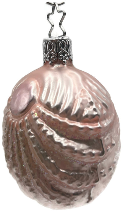 Inge-Glas OWC 3623 Pink Sea Shell German Glass Christmas Ornament Star Crown3