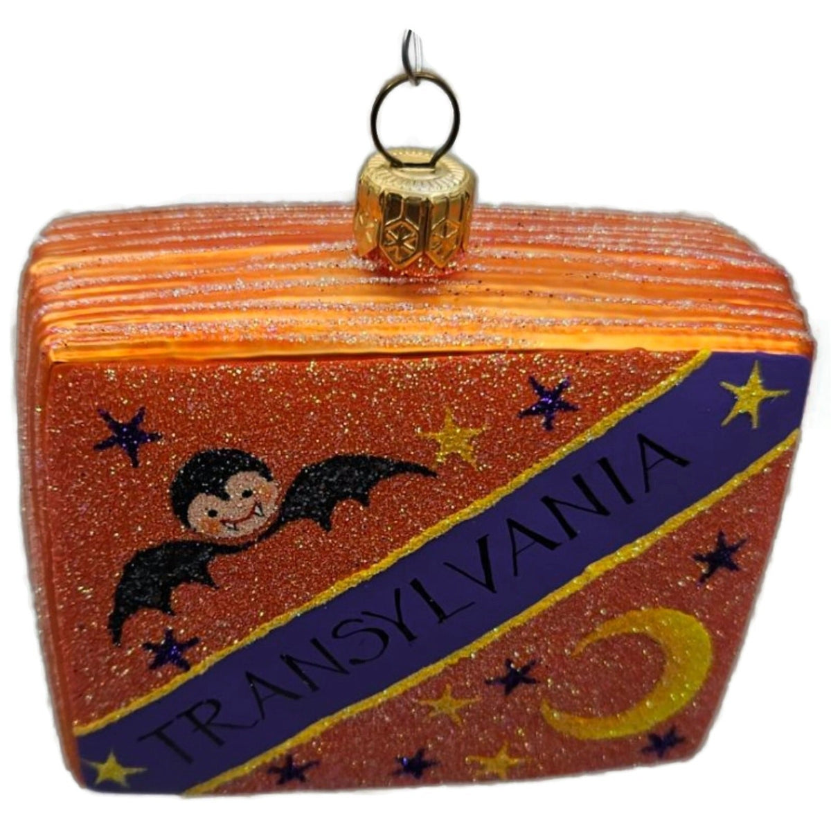 Patricia Breen Greetings Dracula Moons Stars Halloween Christmas Ornament 25132