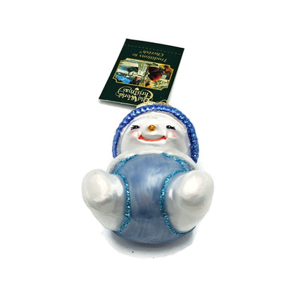 Old World Christmas Snow Baby Boy Blue First Holiday Tree Ornament OWC 241902