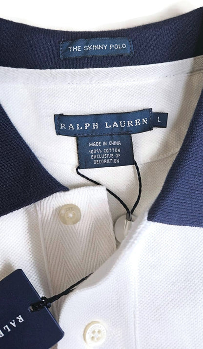 Polo Ralph Lauren The Skinny Polo USA Crest Big Pony Sash #14 Women's L12
