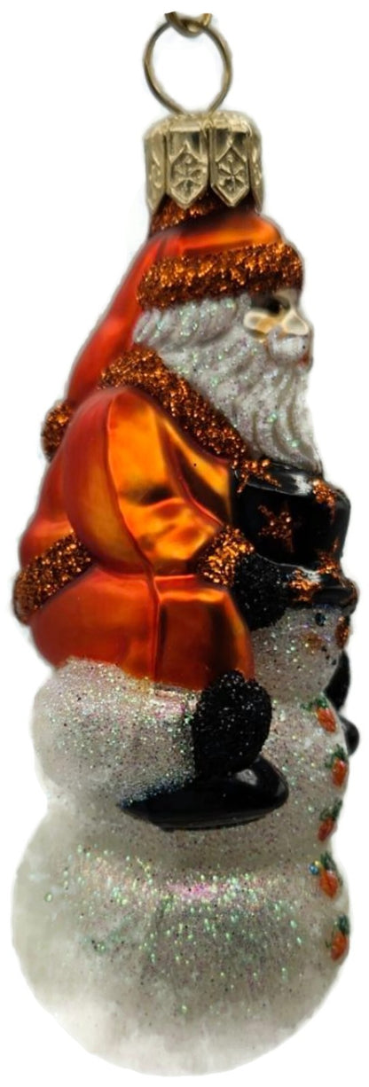 Patricia Breen Miniature Helping Hand Up Halloween Santa Snowman Ornament 22406