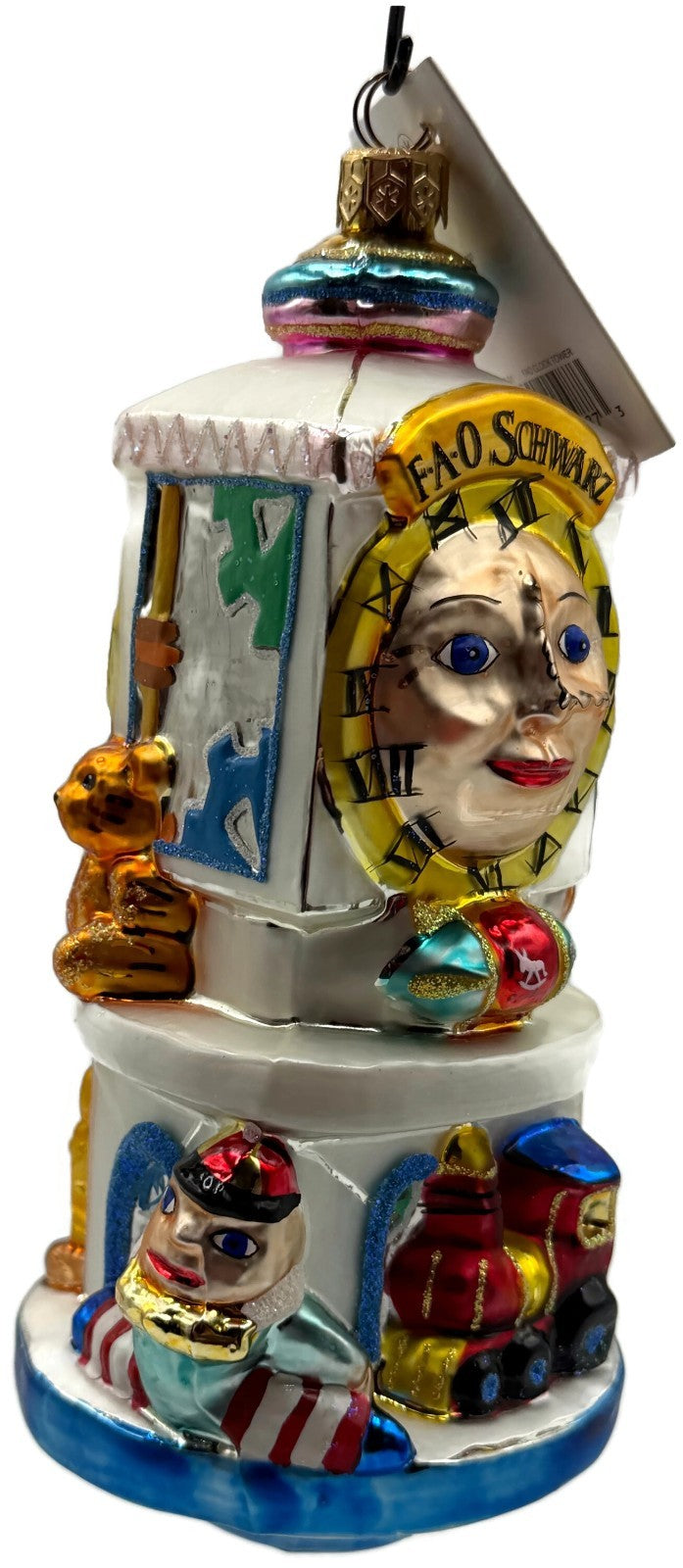Christopher Radko Fao Schwarz Clock Tower Christmas Ornament 4052/5000 98-FAO-0118