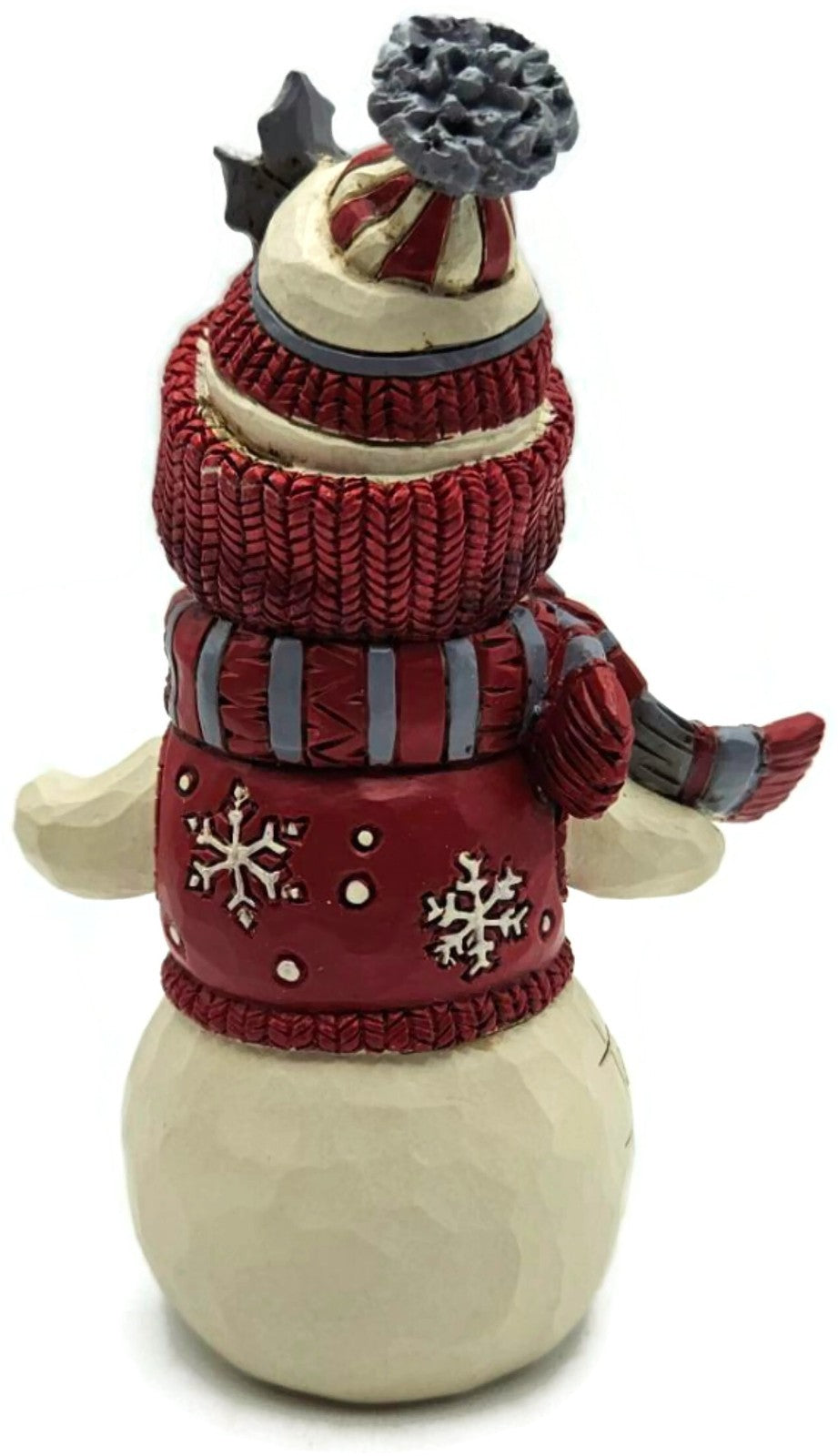 Jim Shore Enesco Snowy Smiles Nordic Noel Snowman Christmas Figurine 60108354
