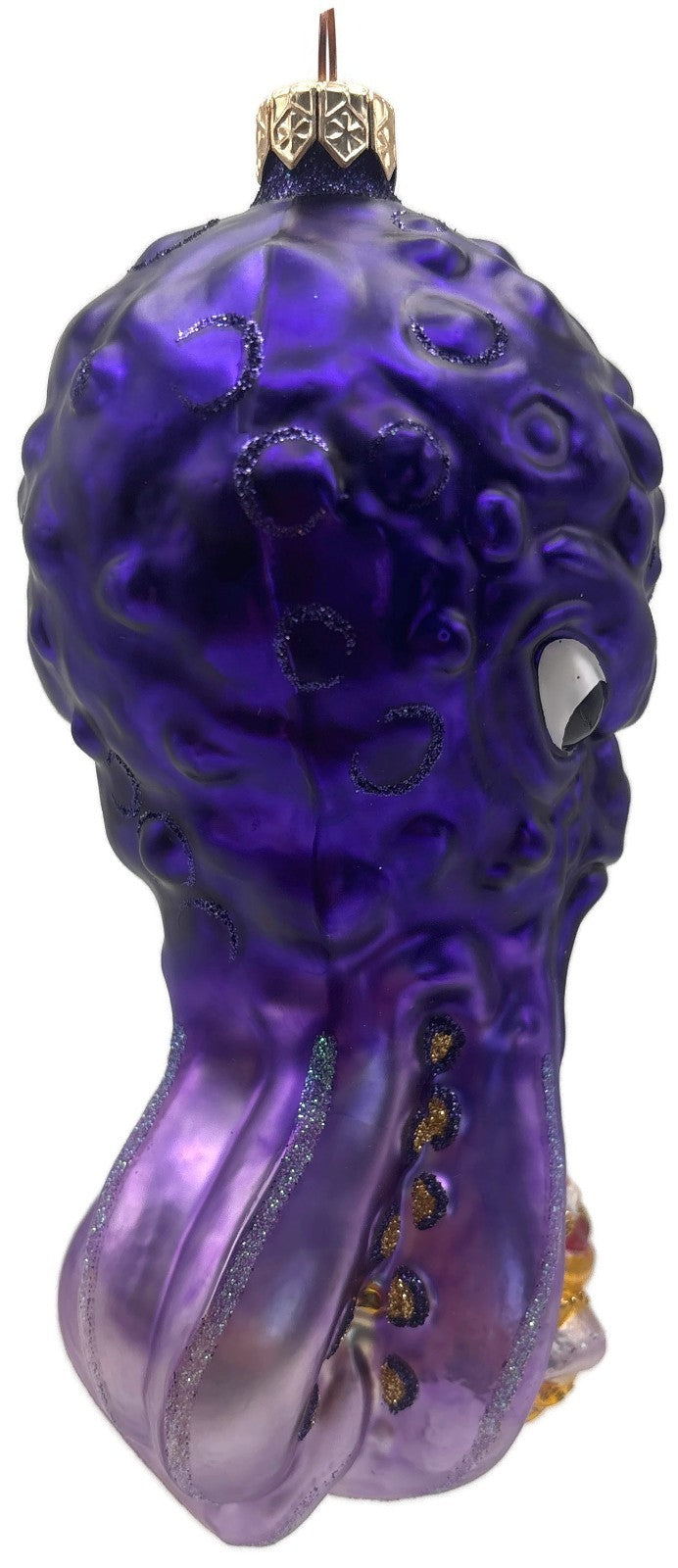 Patricia Breen Help Santa! Purple Octopus Aquatic Summer Christmas Ornament 99132