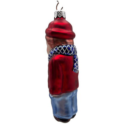 Patricia Breen Henry The Victorian Boy Auburn Hair Red Cuffs Glass Ornament 95066