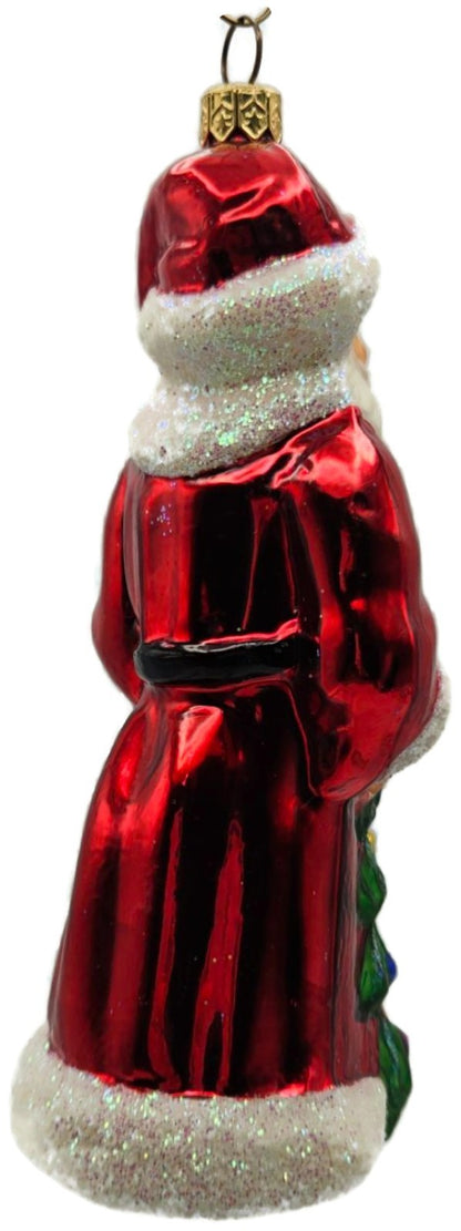 Christopher Radko Ruby Santa Red Christmas Tree Ornament 96 158 12