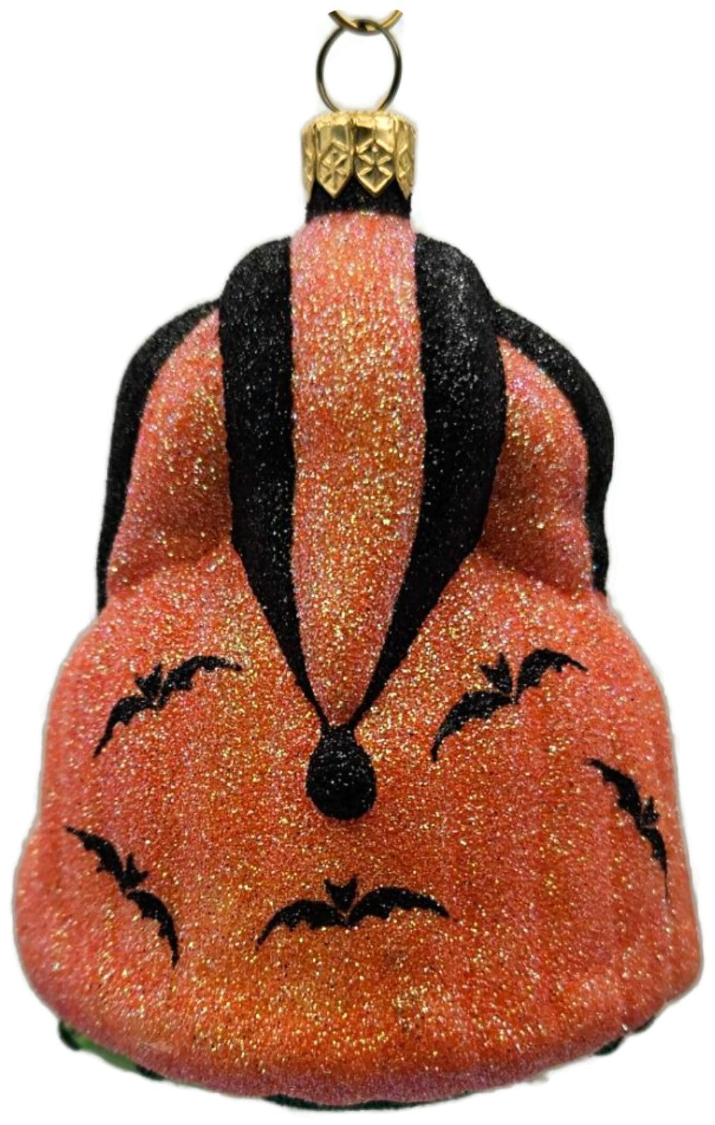 Patricia Breen Yorick Frog Halloween Orange Pumpkins Christmas Ornament 20464