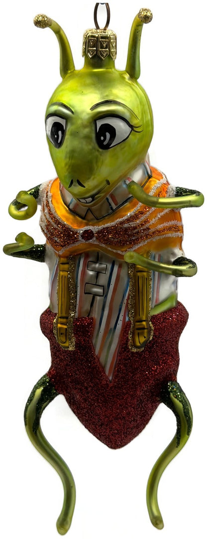 Slavic Treasures Whopper Hopper Green Bug Glass Ornament 99-154-A-FB7