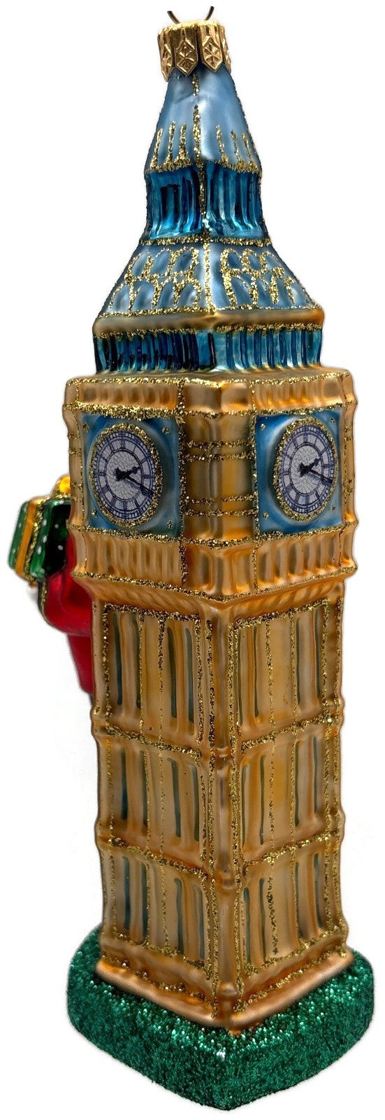 London Big Ben Palace Guard Santa Glass Christmas Ornament British England UK3