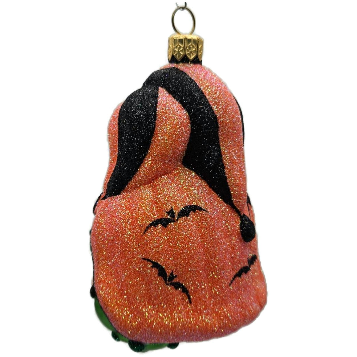 Patricia Breen Yorick Frog Halloween Orange Pumpkins Christmas Ornament 204611