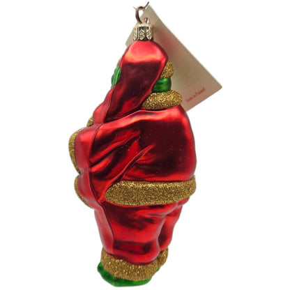 Patricia Breen Mmmonster Delivery Orange Glass Halloween Christmas Ornament 99193