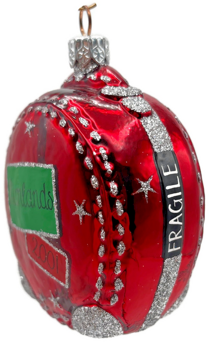 Patricia Breen Journey With Me Red Highlands Stars Christmas Tree Ornament 21134