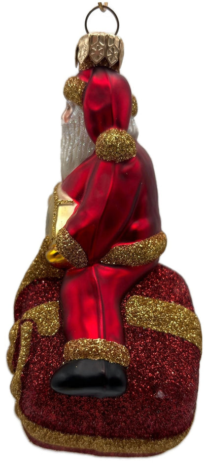 Patricia Breen For You Henry Red Gold Santa Claus Gift Christmas Ornament 20136