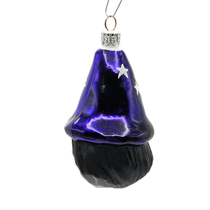 Patricia Breen Witch Hazel Lavender Face Stars Halloween Christmas Ornament 98475