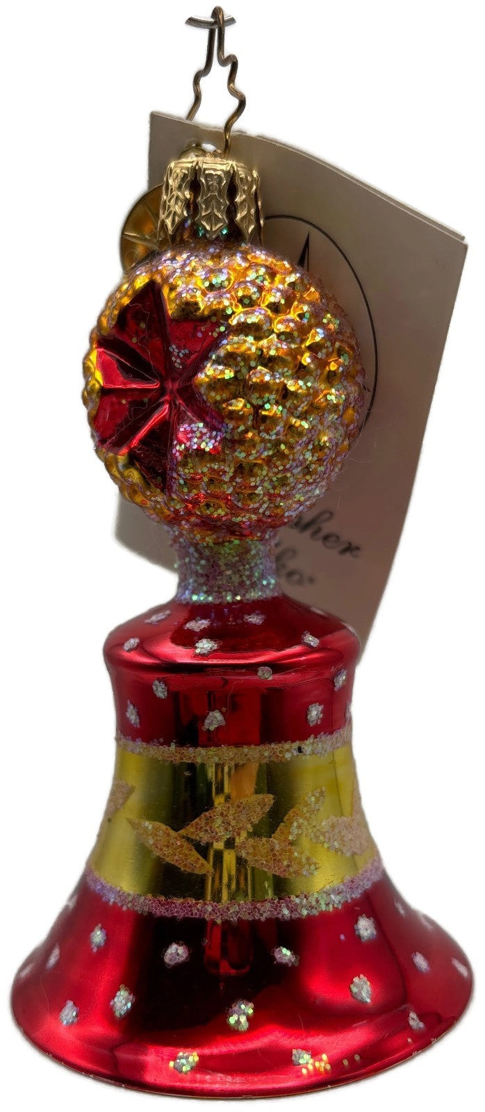 Christopher Radko Kringle Twinkle Bell Reflector Glass Ornament 10114087