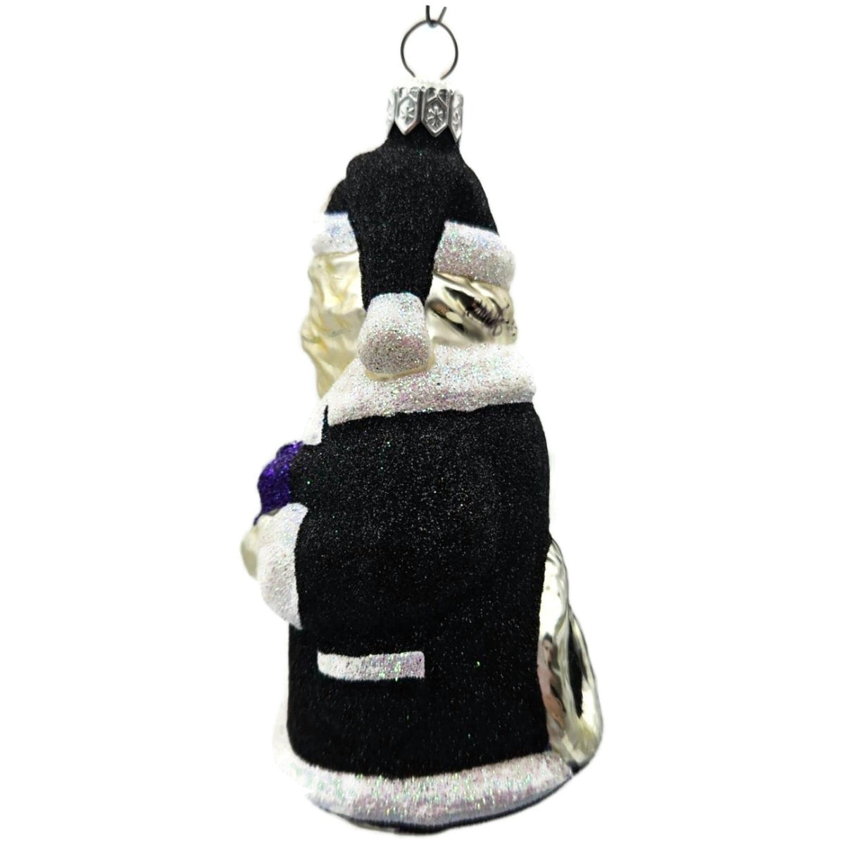 Patricia Breen Kitty Claus Black Purple Present Cat Halloween Ornament 9656AUC7