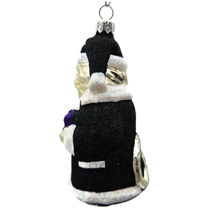 Patricia Breen Kitty Claus Black Purple Present Cat Halloween Ornament 9656AUC7