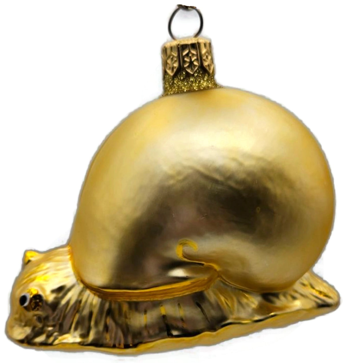 Patricia Breen Escargot Gold Matte Snail Nautical Summer Christmas Ornament 97125