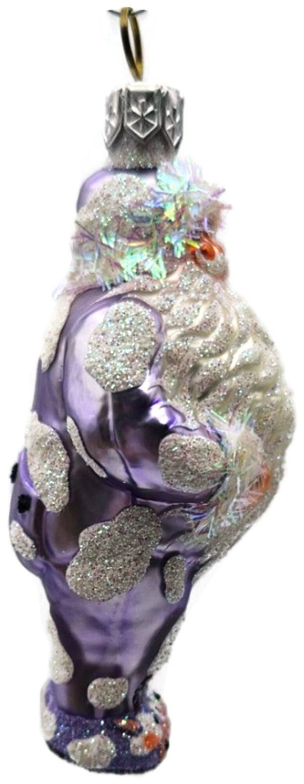 Patricia Breen Good Night Henry Cow Purple Santa Christmas Ornament 2615GIFT12