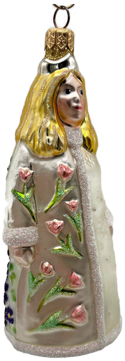 Patricia Breen Vivaldis Girl Pearl Four Seasons Floral Christmas Ornament 97491
