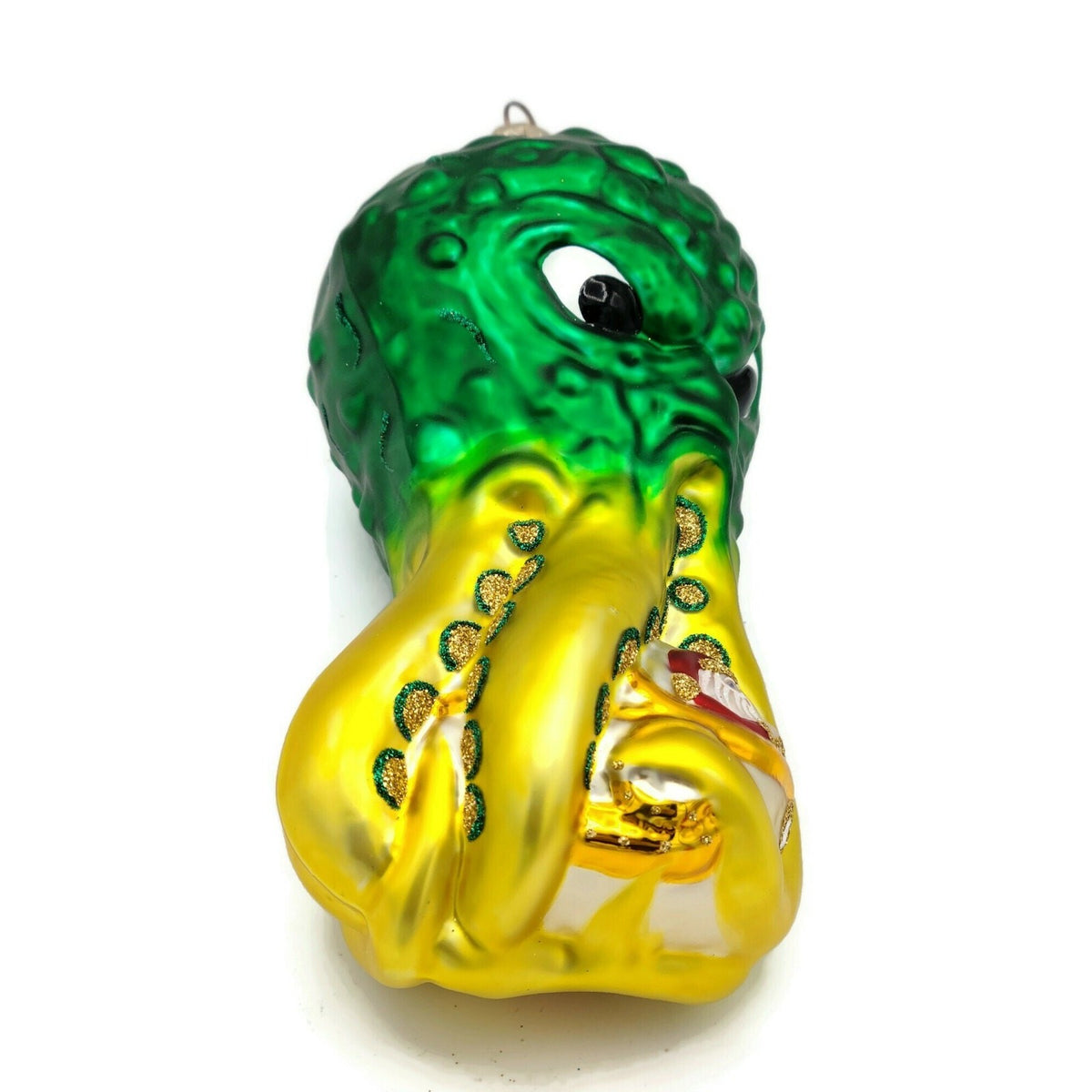 Patricia Breen Help Santa Octopus Nautical Summer Glass Christmas Ornament 99136