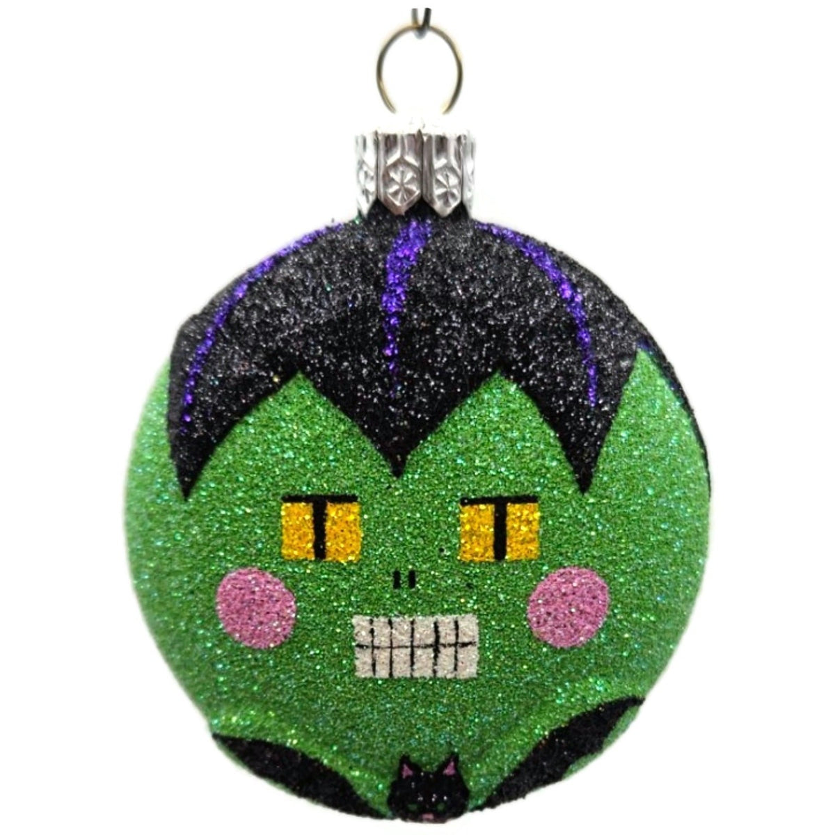 Patricia Breen Dracula Medallion Frank Black Green Halloween Decor Ornament 24130