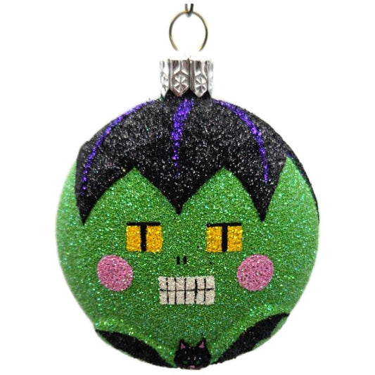Patricia Breen Dracula Medallion Frank Black Green Halloween Decor Ornament 24130