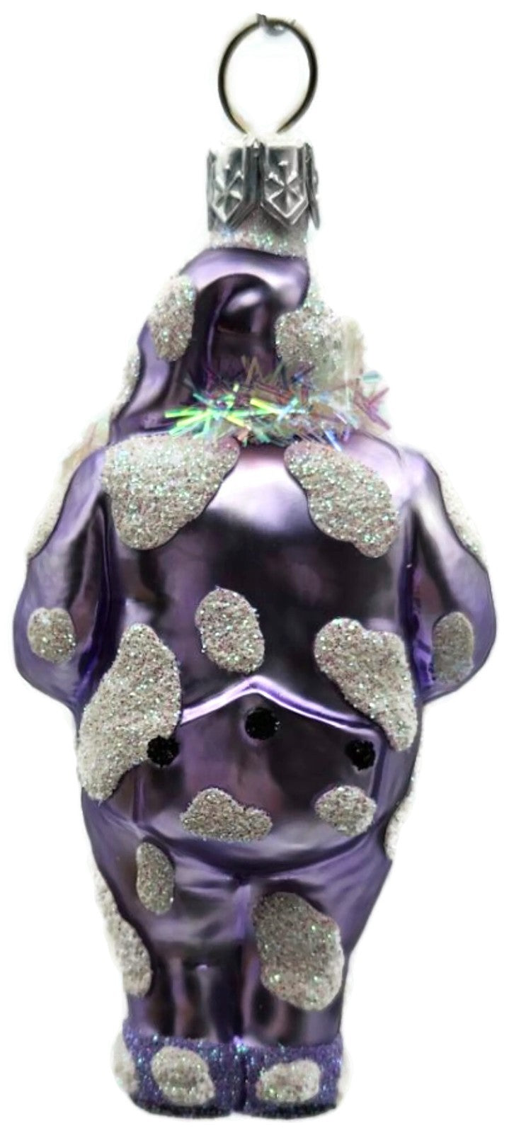 Patricia Breen Good Night Henry Cow Purple Santa Christmas Ornament 2615GIFT10