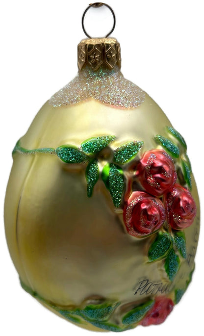 Patricia Breen 1996 Aleksandra's Egg Neiman Marcus Signed Easter Ornament 96007
