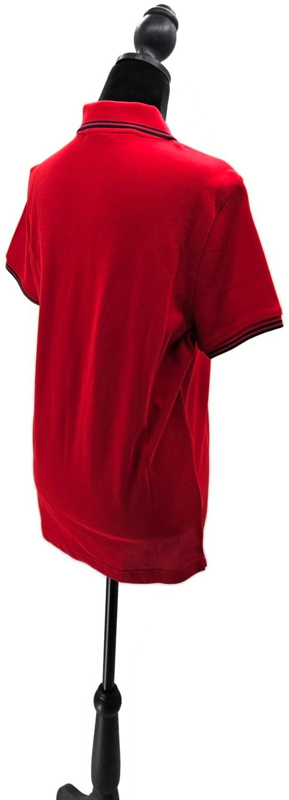 Moncler Maglia Polo Manica Corta Red Men's Size S NWT F10918A70600 845565