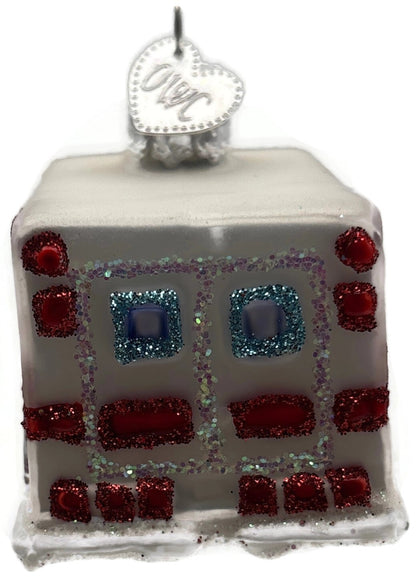 Old World Christmas Ambulance EMT Paramedic Glass Christmas Ornament OWC 460228