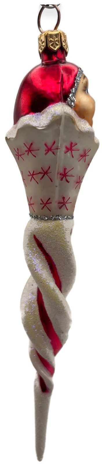 Christopher Radko Jack Frost Jr Red Icicle Christmas Ornament 1998 98-265-01