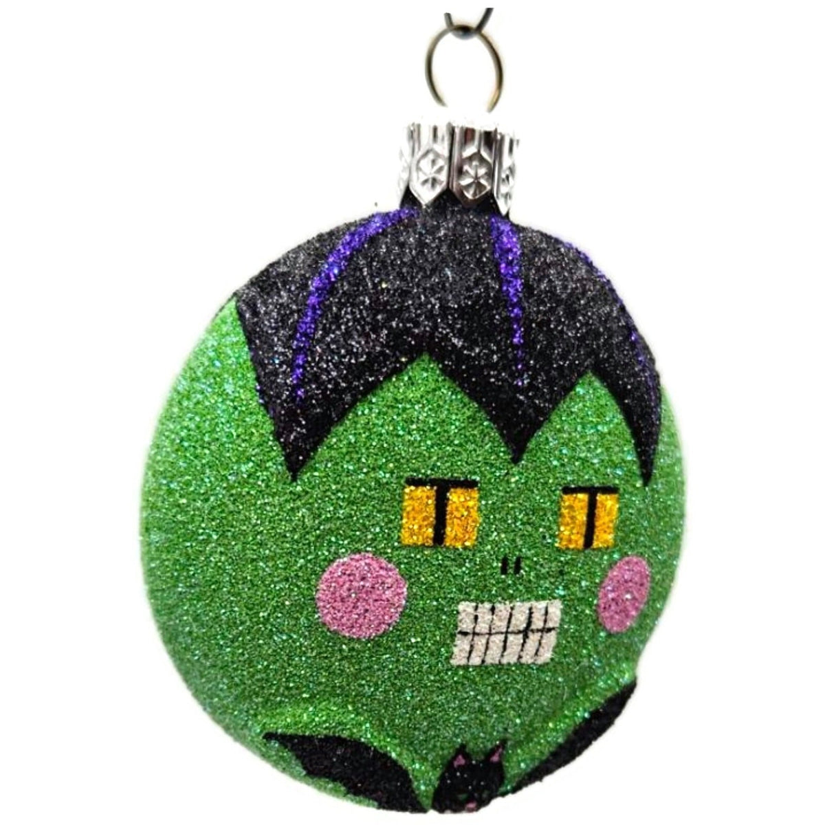 Patricia Breen Dracula Medallion Frank Black Green Halloween Decor Ornament 24139