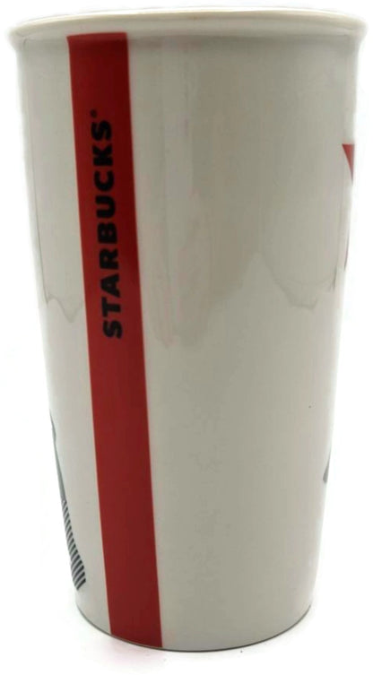Starbucks 2015 California State Bear Flag Ceramic Traveler Mug Cup Lid 12oz 3