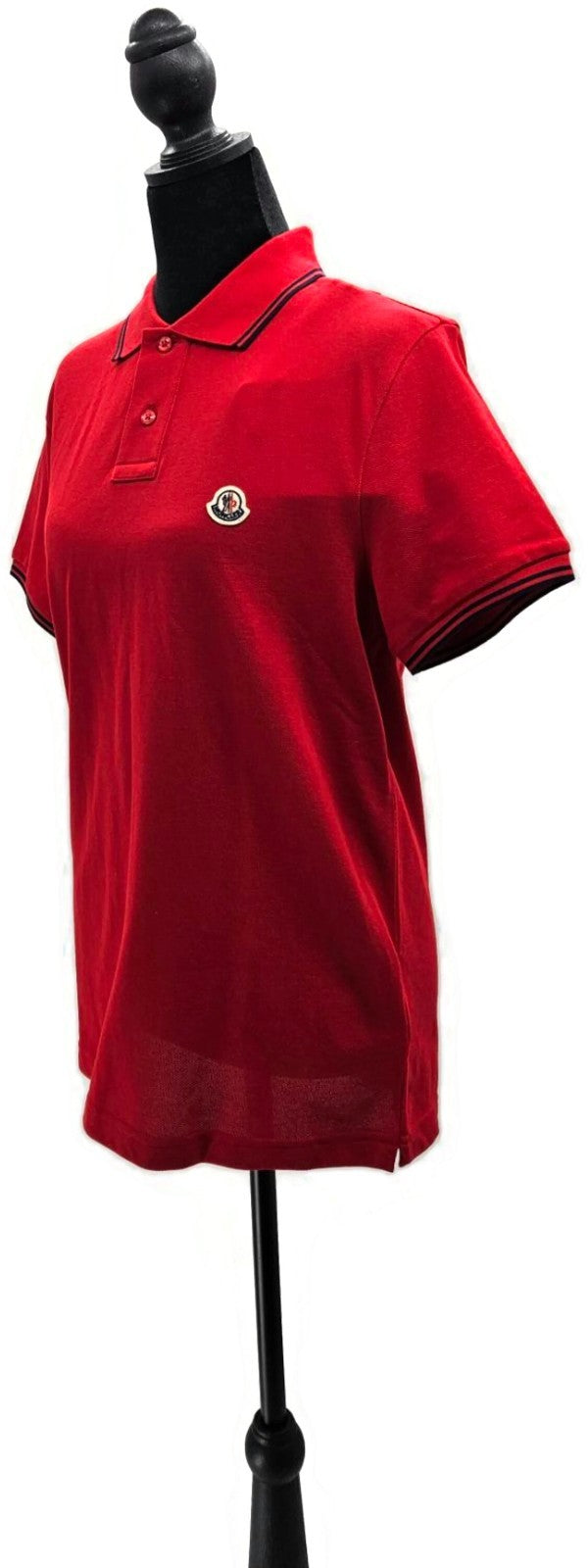 Moncler Maglia Polo Manica Corta Red Men's Size S NWT F10918A70600 845562