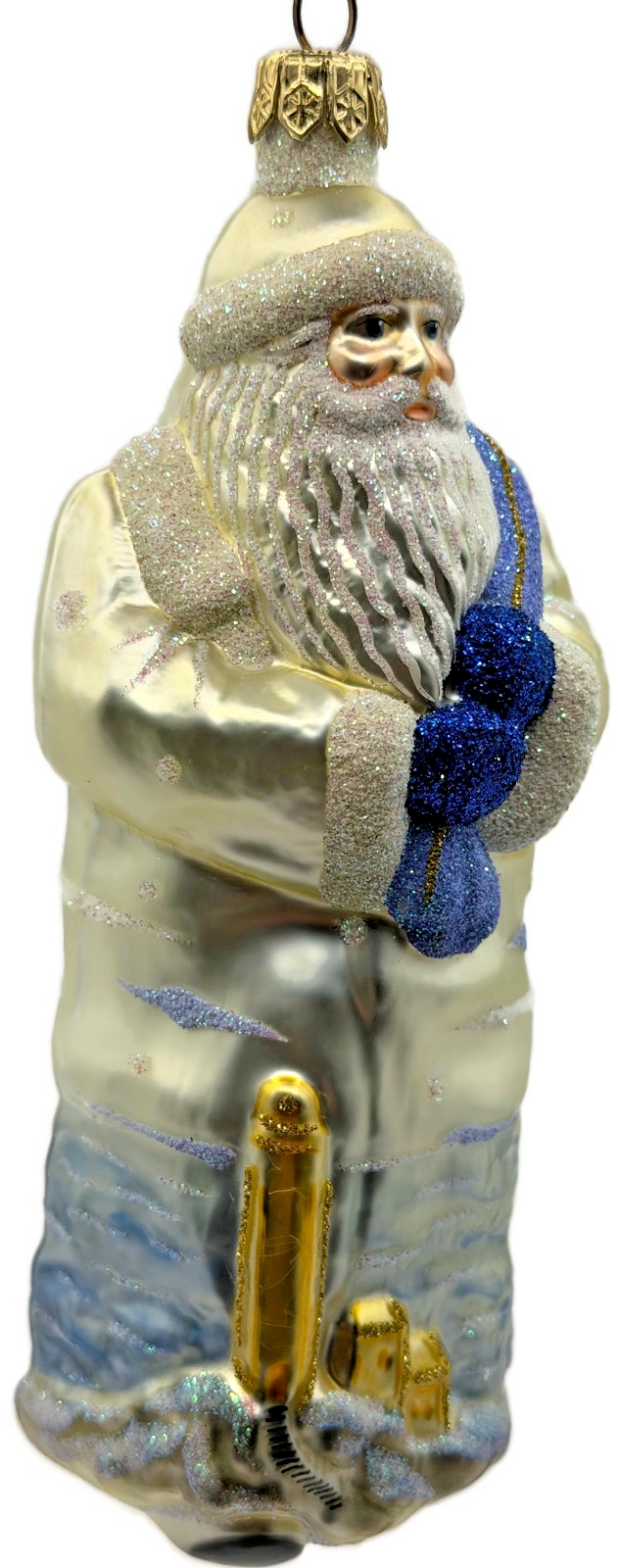 Patricia Breen Santa Of The Safe Harbour Pearl Anchor Summer Ornament 9900ML9