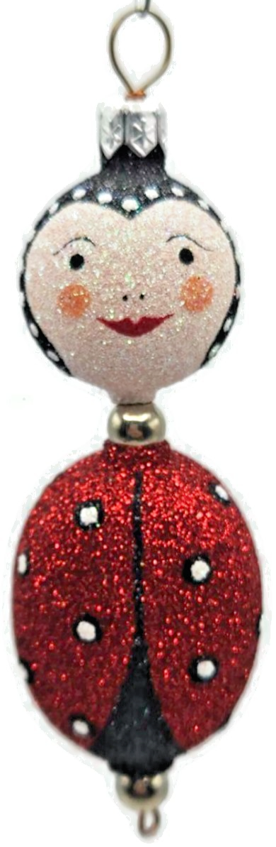 Patricia Breen Kinley Kinetics Lady Connie Bug Red Spring Holiday Ornament 23640