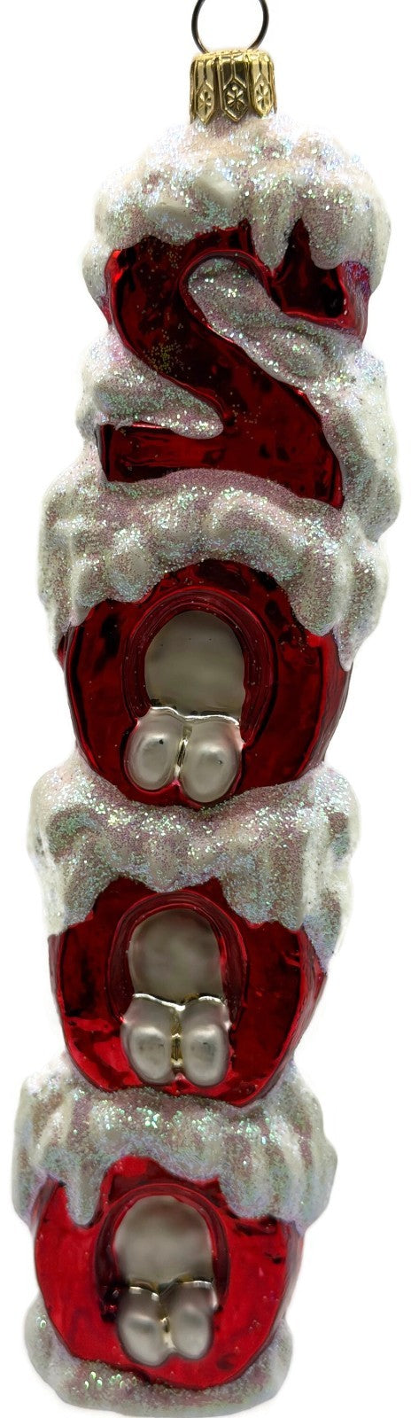 Christopher Radko Millennium Magic 2000 Snowman Christmas Tree Ornament 99 310 03