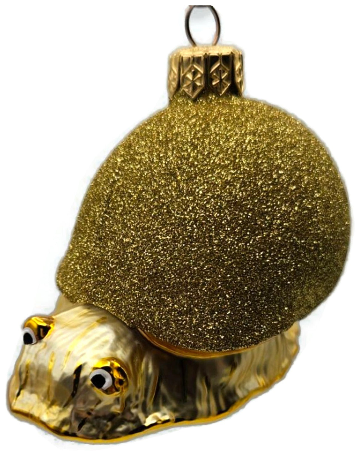Patricia Breen Escargot Gold Glitter Snail Nautical Christmas Ornament 97121