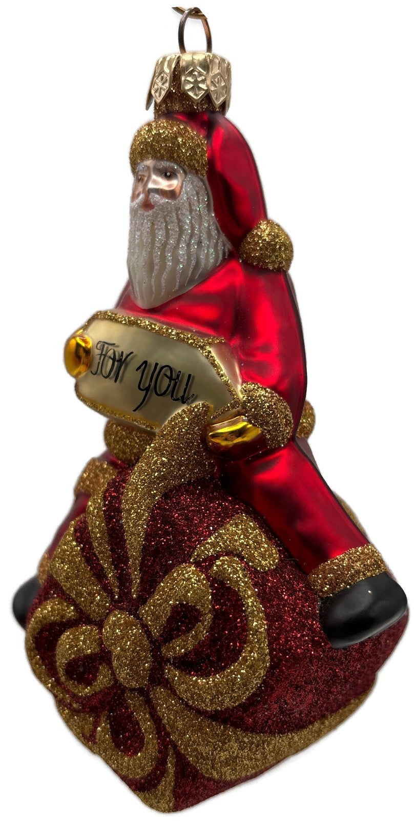 Patricia Breen For You Henry Red Gold Santa Claus Gift Christmas Ornament 20137