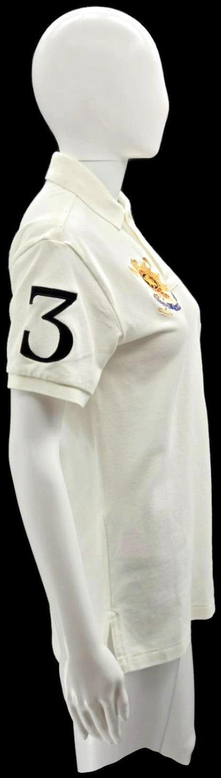 Polo Ralph Lauren Black Watch Polo Team 1996 Crest White Polo Shirt S NWT5