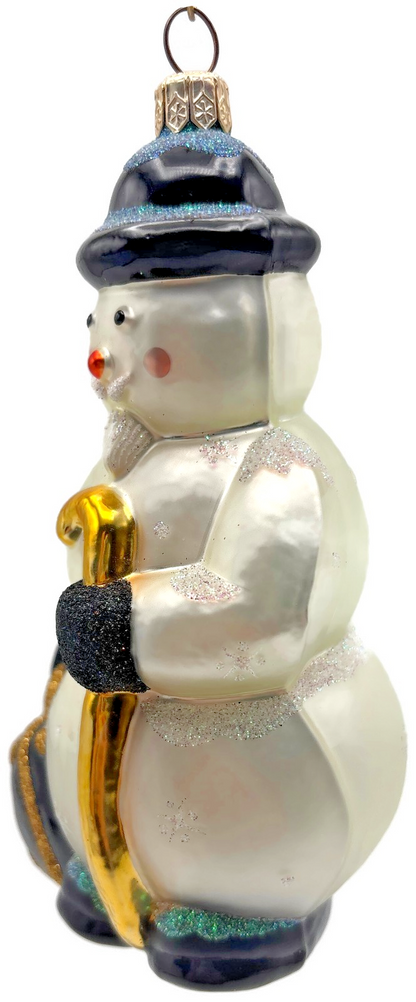 Patricia Breen 1999 Professor Mercury N Pole Snowman Christmas Ornament 99231