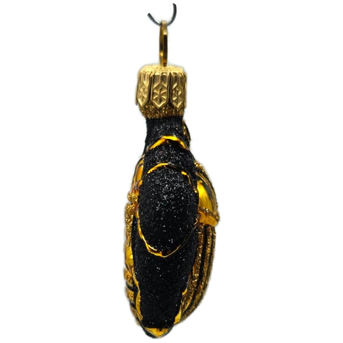 Patricia Breen Bugs Black Gold Beetle Stripe Insect Christmas Ornament 23117