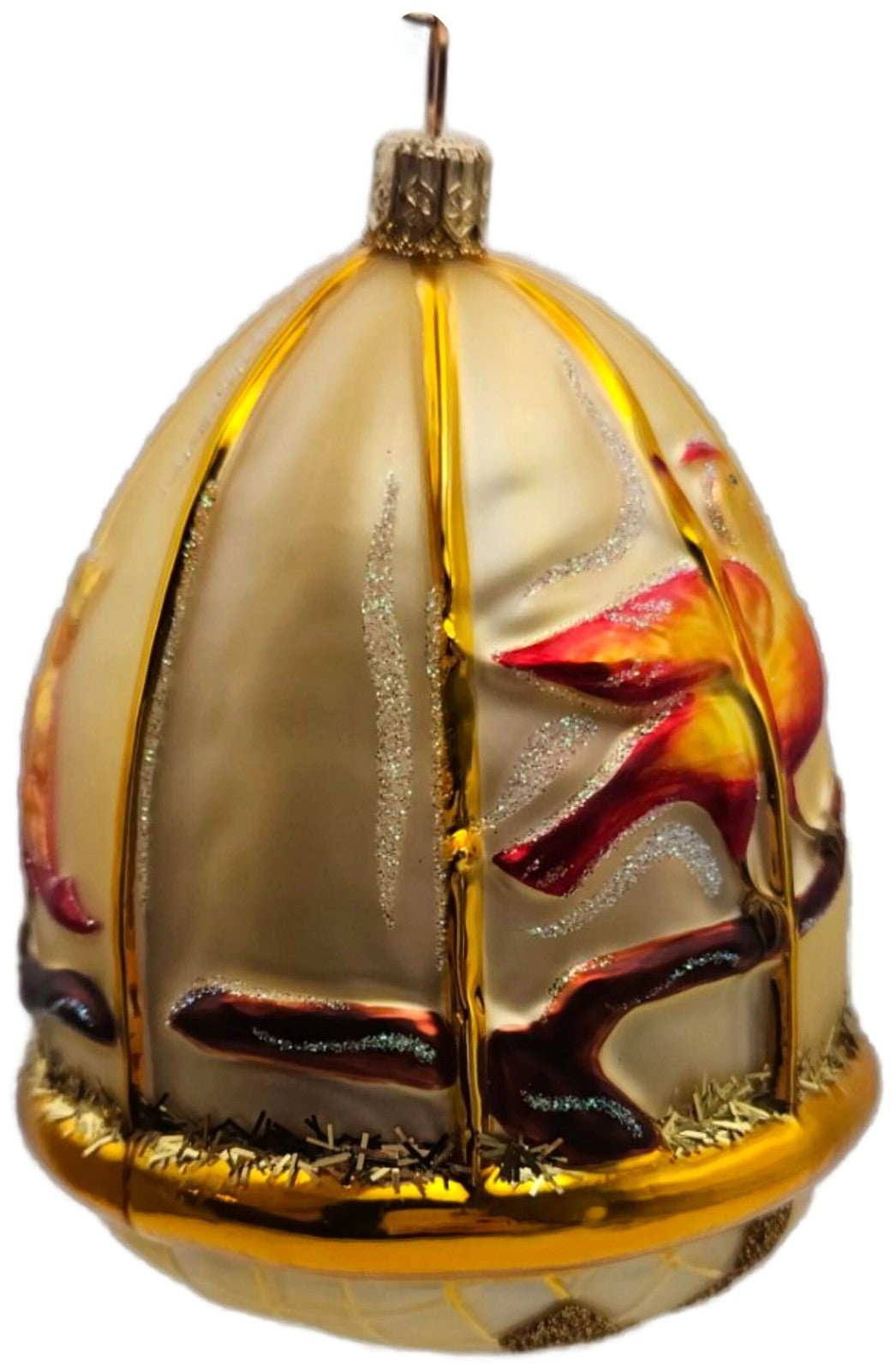 Patricia Breen Four Calling Birds Gold 12 Days of Christmas Series Ornament 20156