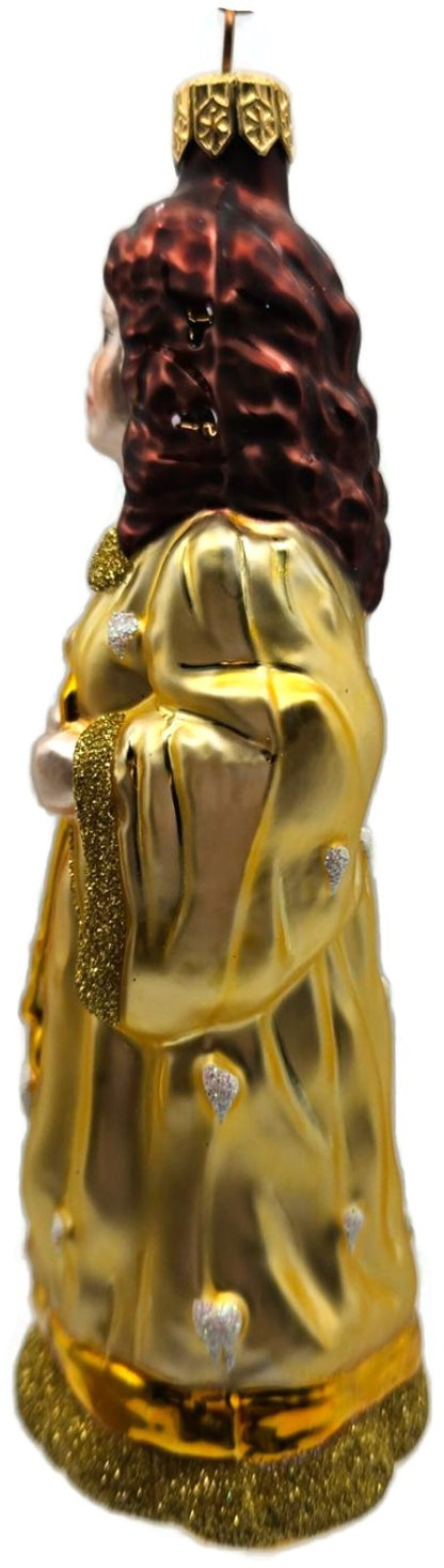 Patricia Breen Saint Appolonia Gold Glass Dentist Patron Christmas Ornament 97357
