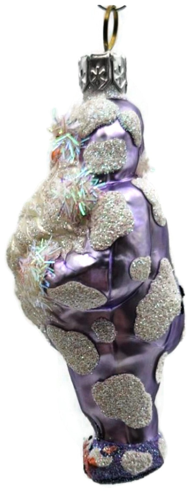 Patricia Breen Good Night Henry Cow Purple Santa Christmas Ornament 2615GIFT4