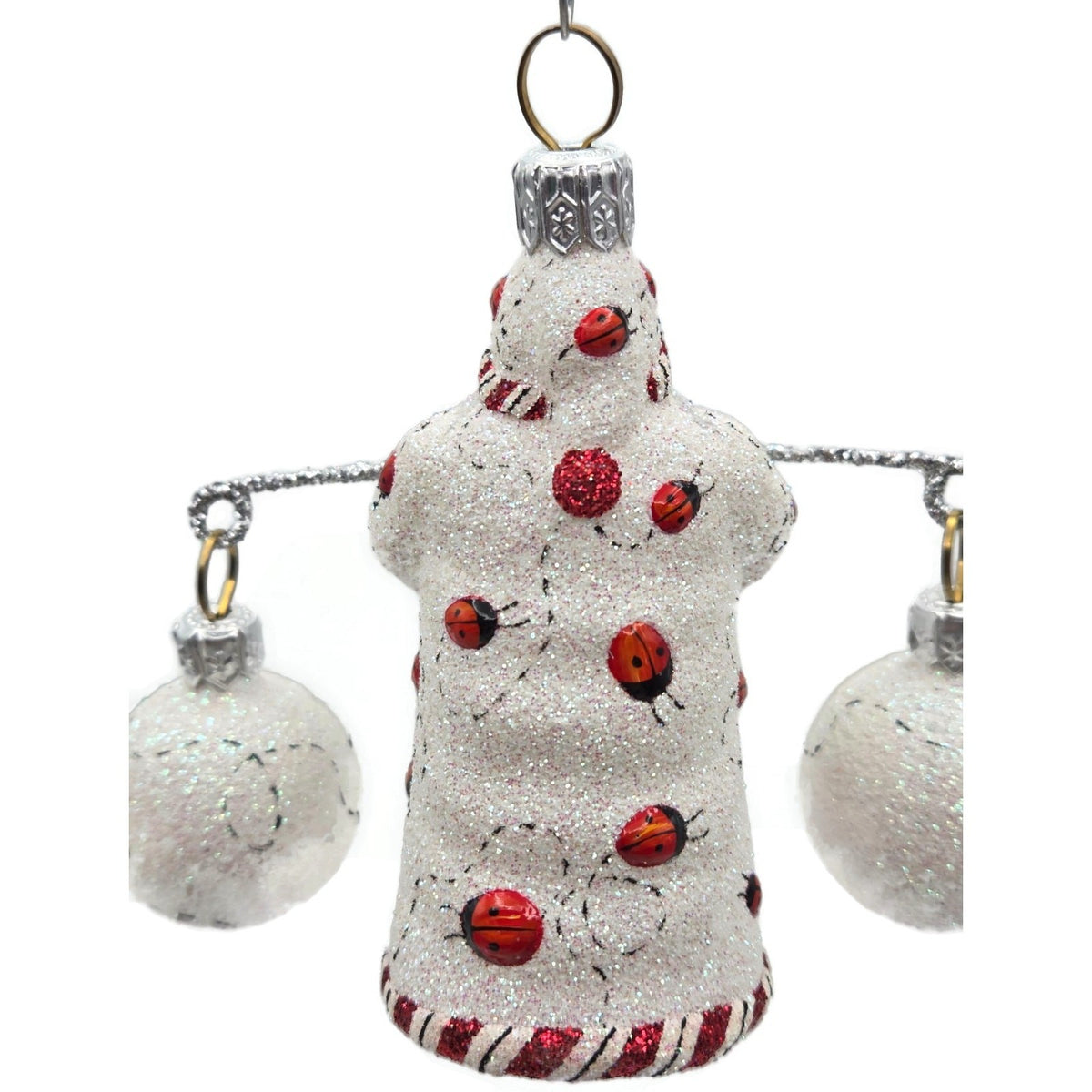 Patricia Breen Balance Ladybugs White Red Spring Christmas Ornament CATZ 27023