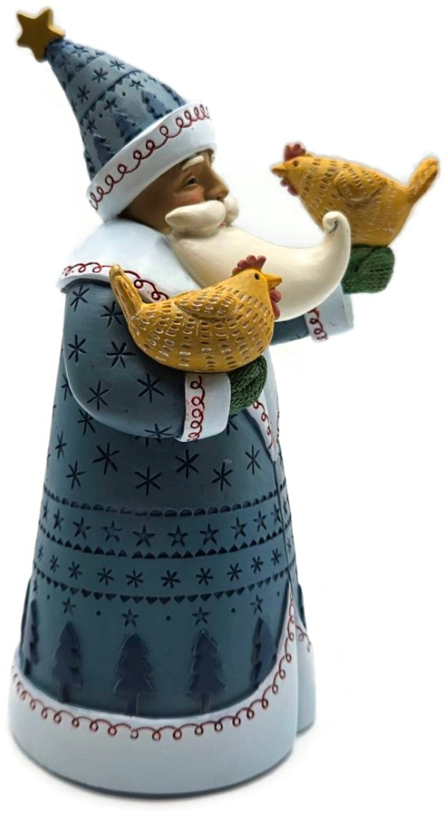 Enesco Artist Gallery Chickens Love Santa Too Beth Logan Christmas Decor 60169872